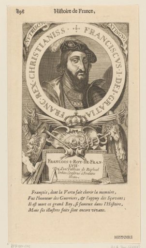 Portrait of Francis I of Valois-Angoulême, King of France