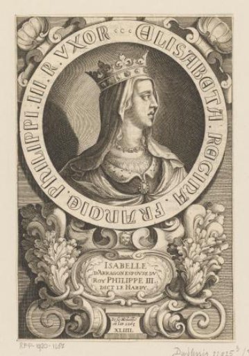Portrait of Isabella of Aragon, Queen of France