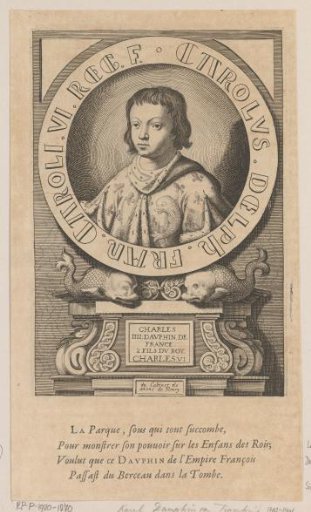 Portrait of Charles IV, Dauphin of France