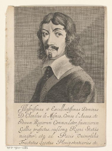 Portrait of Claude de Mesmes