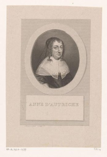 Portrait of Anne of Austria (Queen of France)