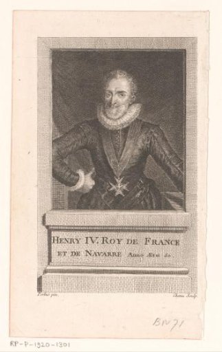 Portrait of Henry IV, King of France and Navarre