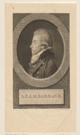 Portrait of Antoine-Pierre-Joseph-Marie Barnave