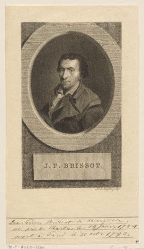 Portrait of Jacques Pierre Brissot