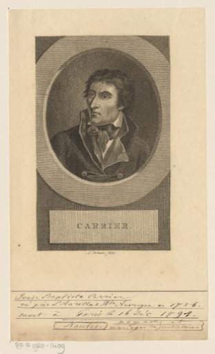 Portrait of Jean-Baptiste Carrier