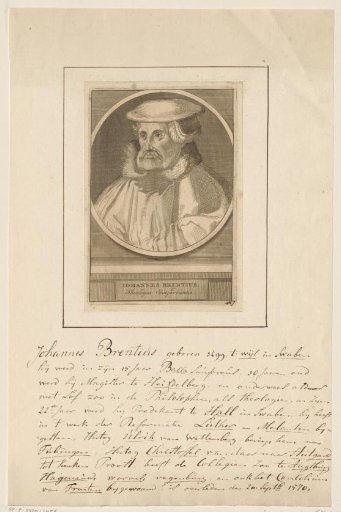 Portrait of Johann Brenz