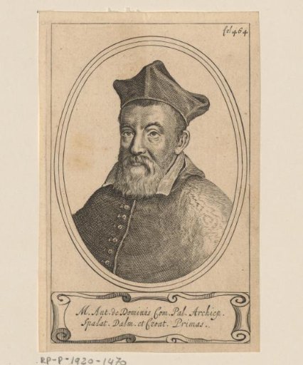Portrait of Marcus Antonius De Dominis