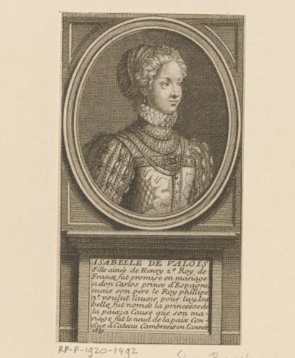 Portrait of Elisabeth of Valois, Queen of Spain