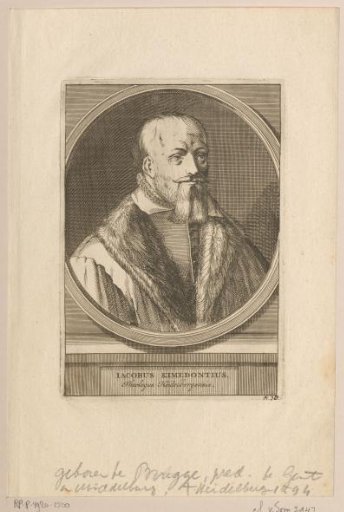 Portrait of Jacobus Kimedoncius