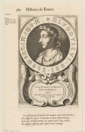 Portrait of Louis II the Stammerer