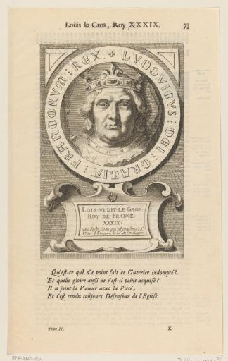 Portrait of Louis VI, King of France