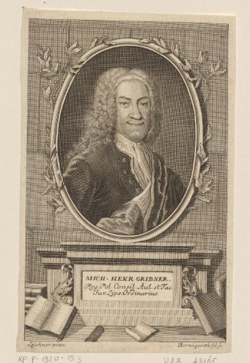 Portrait of Michael Heinrich Griebner