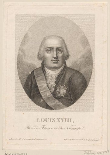 Portrait of Louis XVIII of France