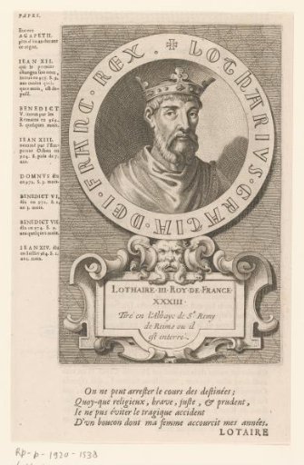 Portrait of Lothair of France