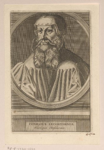 Portrait of Conrad Lycosthenes