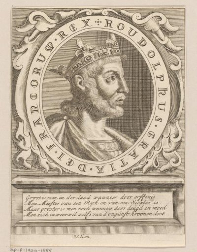 Portrait of Rudolf I, King of West Francia
