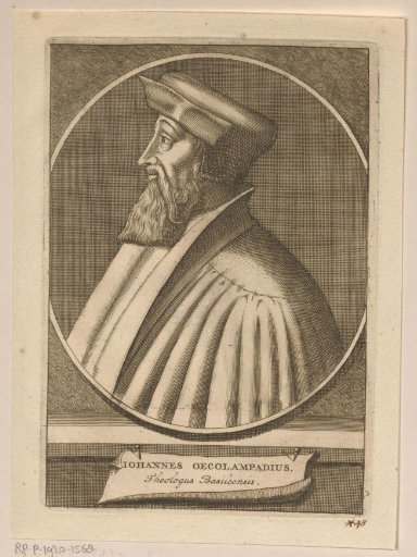 Portrait of Johannes Oecolampadius
