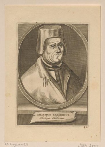 Portrait of Erasmus Sarcerius