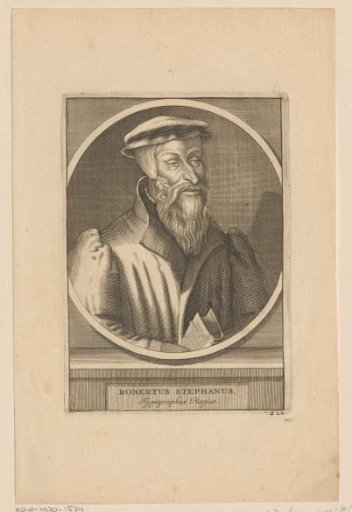 Portrait of Robert Estienne