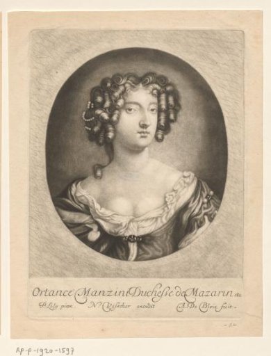 Portrait of Hortense Mancini, Duchess of Mazarin