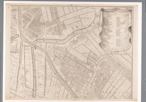 Map of Rotterdam (top right part)