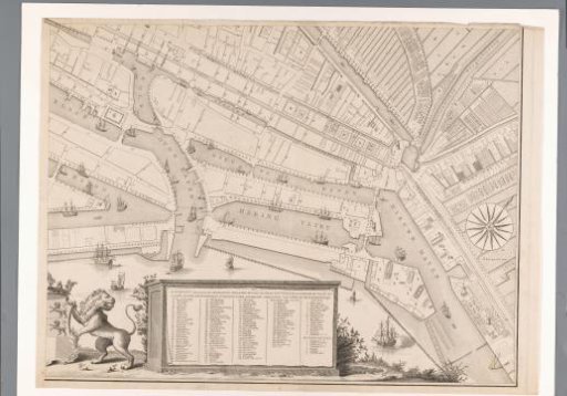 Map of Rotterdam (bottom right part)