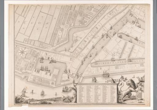 Map of Rotterdam (bottom left part)