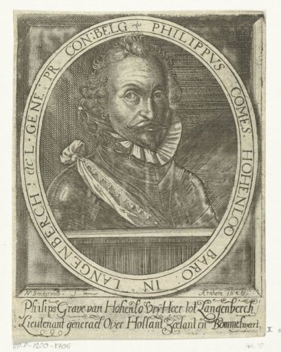 Portrait of Philip, Count of Hohenlohe zu Langenburg