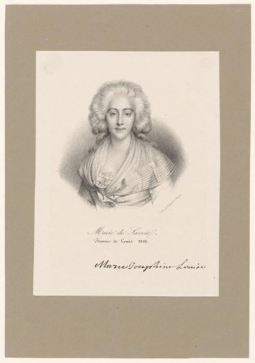 Portrait of Marie Joséphine of Savoy