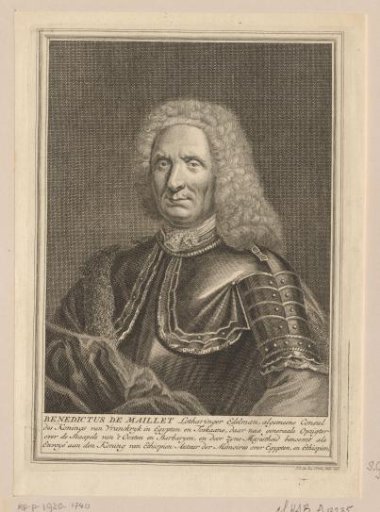 Portrait of Benedict de Maillet