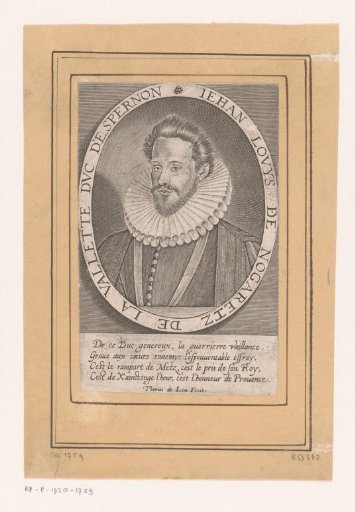 Portrait of Jean-Louis de Nogaret de La Valette