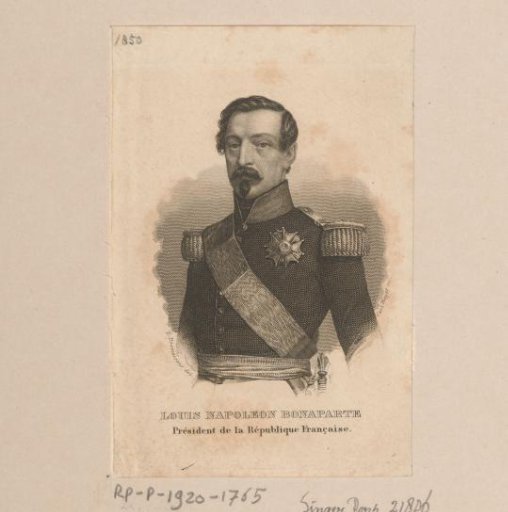 Portrait of Napoleon III Bonaparte, Emperor of the French