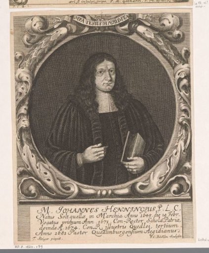 Portrait of Johannes Henning