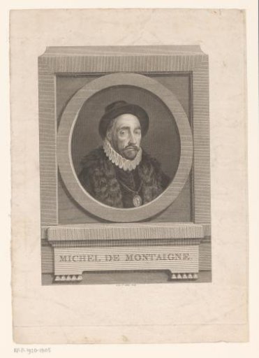 Portrait of Michel Eyquem de Montagne