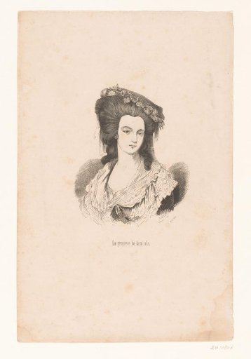 Portrait of Marie-Thérèse Louise de Savoye