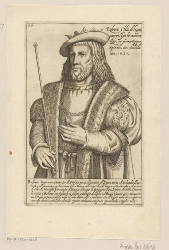 Portrait of Robert II the Pious, King of France