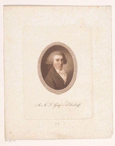 Portrait of August Adolph Leopold, Count von Lehndorff