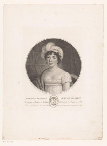 Portrait of Anne-Louise Germaine Necker, Baroness of Staël-Holstein