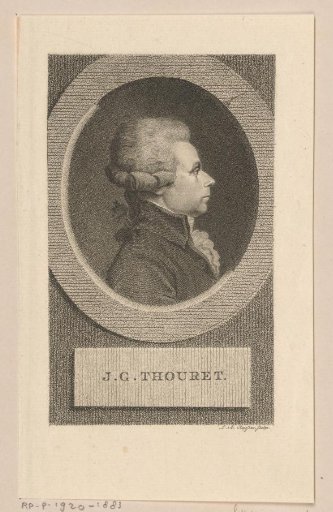 Portrait of Jacques Guillaume Thouret