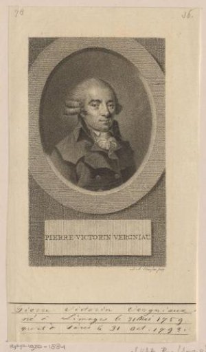 Portrait of Pierre Victurnien Vergniaud