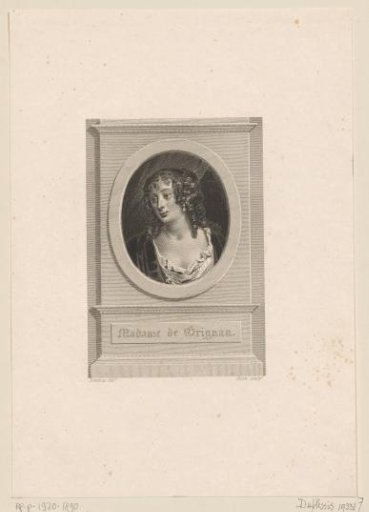 Portrait of Françoise-Marguerite de Sévigné, Countess of Grignan