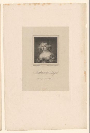 Portrait of Marie de Rabutin-Chantal