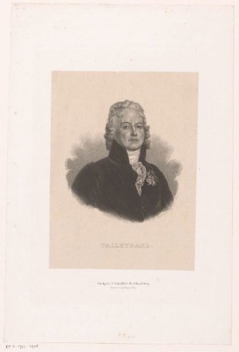 Portrait of Charles Maurice, Duke of Talleyrand-Périgord
