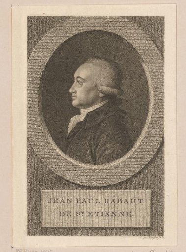 Portrait of Jean-Paul Rabaut Saint-Étienne