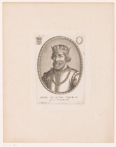 Portrait of Rudolph of France