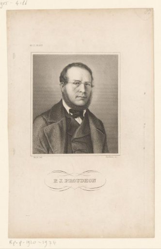 Portrait of Pierre-Joseph Proudhon