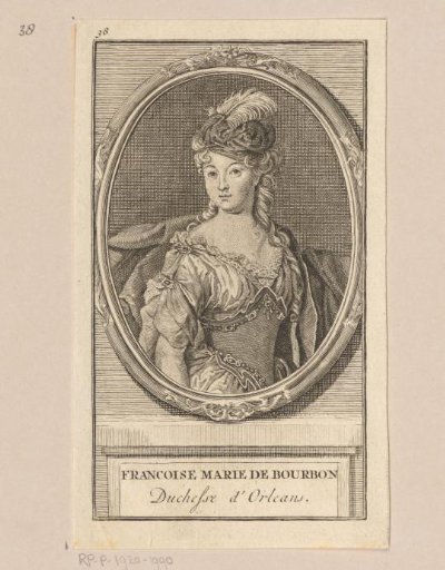 Portrait of Françoise Marie de Bourbon