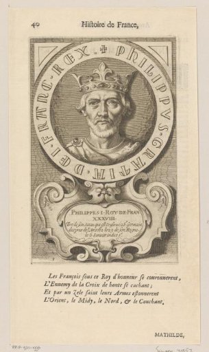 Portrait of Philip I, King of France