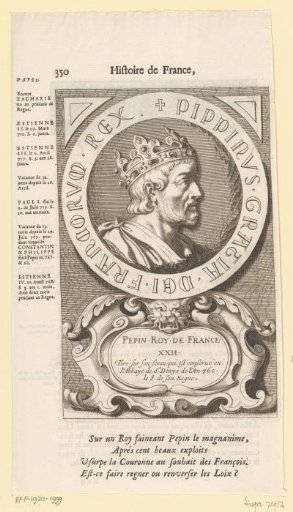 Portrait of Pepin the Short, King of the Franks