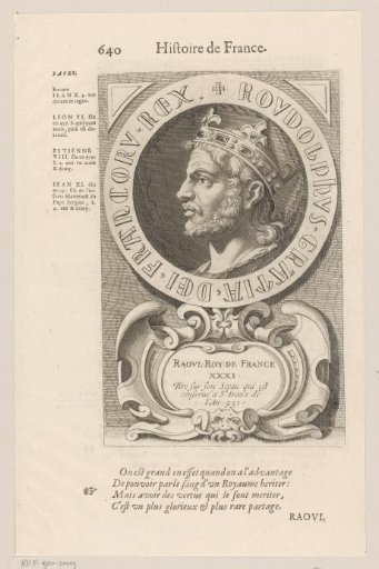Portrait of Rudolf II, King of Burgundy